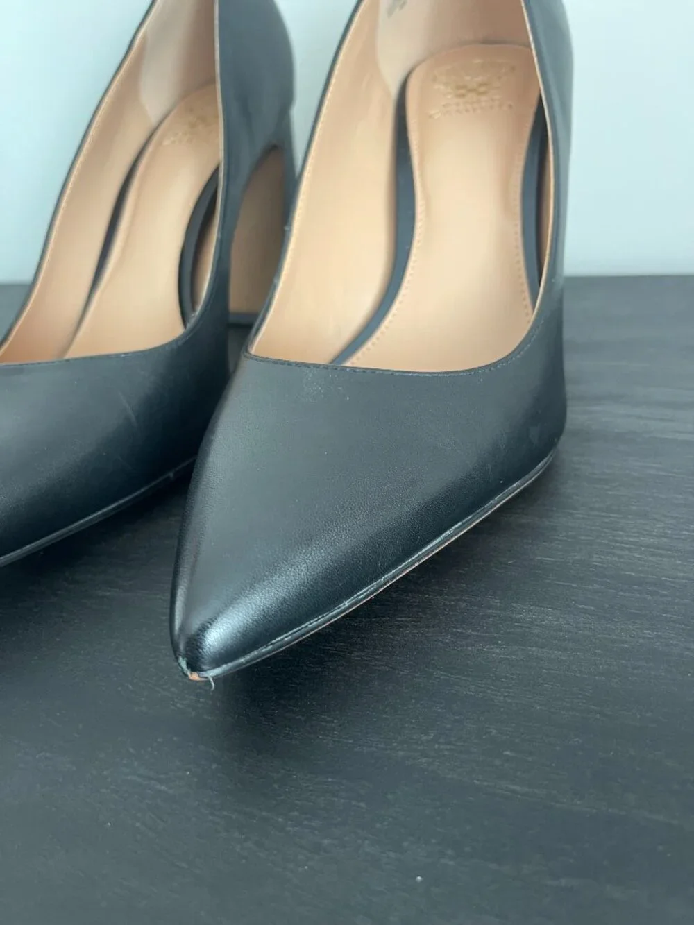 Vince Camuto Black Ableen Pump Heels - Women's Size 10M